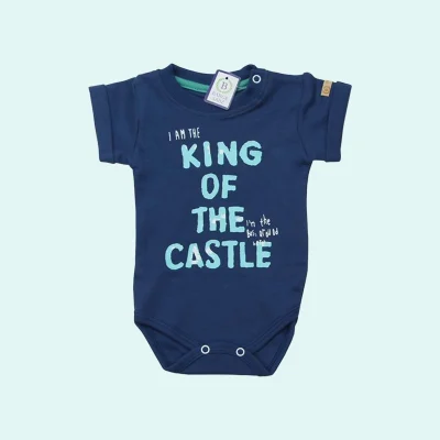 بادی آستین کوتاه نوزاد طرح کینگ