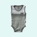 بادی رکابی نوزاد طرح ژاکارد