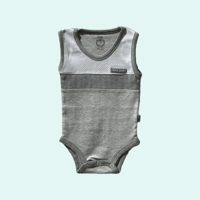 بادی رکابی نوزاد طرح ژاکارد