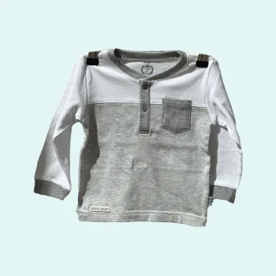 بلوز نوزاد طرح ژاکارد