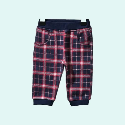 شلوار چهارخونه نوزاد طرح هرمس