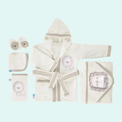 ست حوله پنج تکه برند رزبرن جنس پنبه