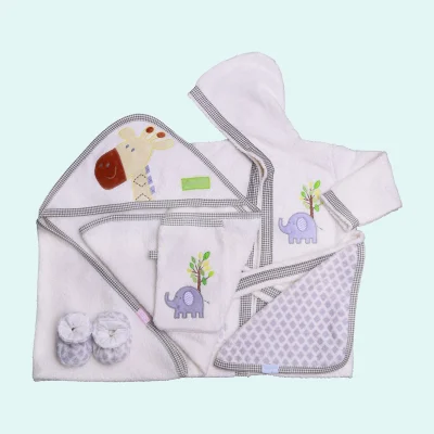 ست حوله پنج تکه برند رزبرن جنس پنبه