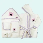 ست حوله پنج تکه برند رزبرن جنس پنبه