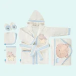 ست حوله پنج تکه برند رزبرن جنس پنیه