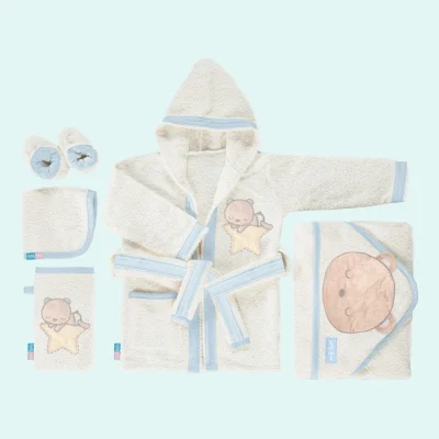 ست حوله پنج تکه برند رزبرن جنس پنیه