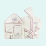 ست حوله پنج تکه برند رزبرن جنس پنبه