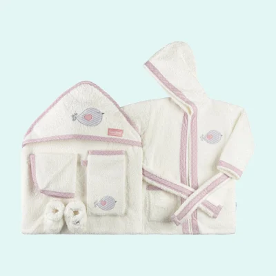 ست حوله پنج تکه برند رزبرن جنس پنبه