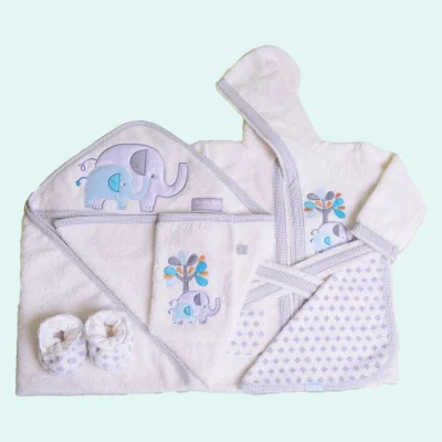 ست حوله پنج تکه برند رزبرن جنس پنبه