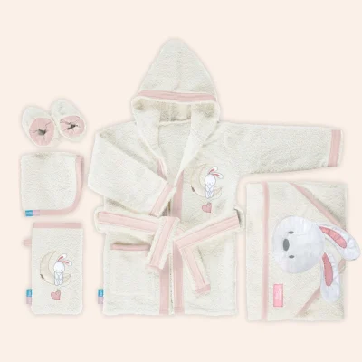 ست حوله پنج تکه برند رزبرن جنس پنبه