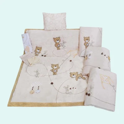 سرویس خواب هفت تکه برند رز برن جنس مخمل