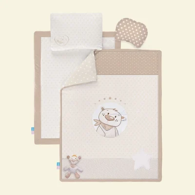 سرویس خواب چهار تیکه برند رزربرن طرح Teddy Bea