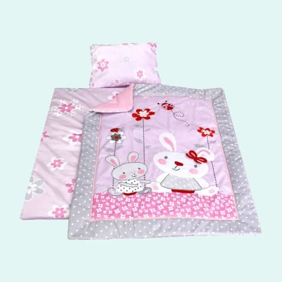 سرویس خواب چهار تیکه برند رزربرن طرح Little Bunny