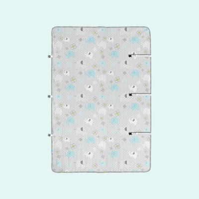 ملحفه پد دار ضد نم ۱۲۵*۱۴۵ طرح Family Love Boy