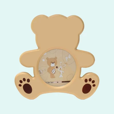 قاب عکس چوبی اتاق کودک طرح ‌Bear and Kite