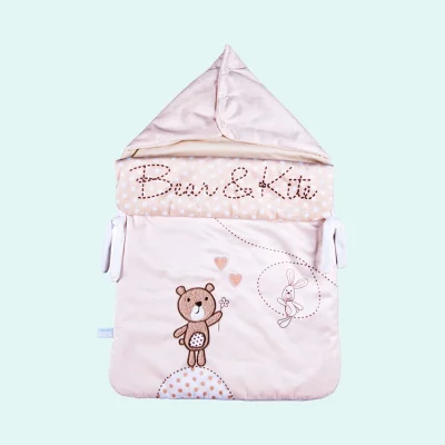 قنداق فرنگی زیپ دار طرح Bear and Kite