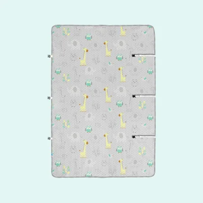 ملحفه پد دار ضد نم ۱۲۵*۱۴۵ طرح Brooks Jungle