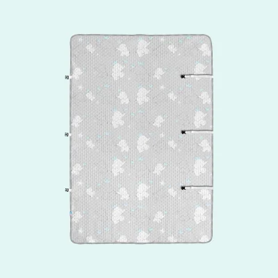 ملحفه پد دار ضد نم ۱۲۵*۱۴۵ طرح Endless Love Boy