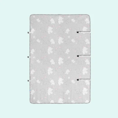 ملحفه پد دار ضد نم ۱۲۵*۱۴۵ طرح Endless Love Girl