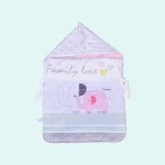 قنداق فرنگی زیپ دار طرح Family Love Girl