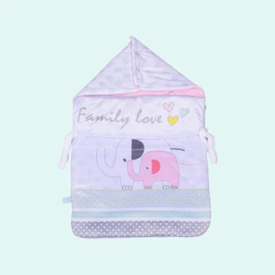 قنداق فرنگی زیپ دار طرح Family Love Girl