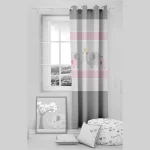 پرده اتاق کودک طرح Family Love Girl