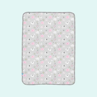 زیرانداز تعویض نوزاد ۷۰*۱۰۰ طرح Family Love Girl