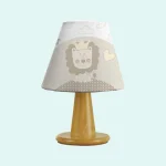 آباژور اتاق کودک مخروطی طرح Lion Cubs