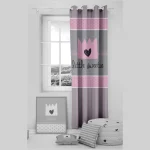 پرده اتاق کودک طرح Little Sweet Girl