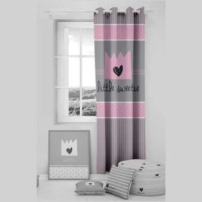 پرده اتاق کودک طرح Little Sweet Girl