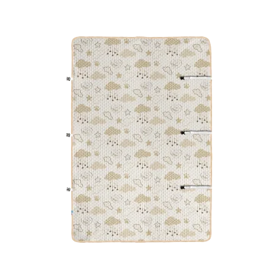 ملحفه پد دار ضد نم ۱۲۵*۱۴۵ طرح Teddy Bear